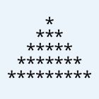 full pyramid pattern program in c using star quescol