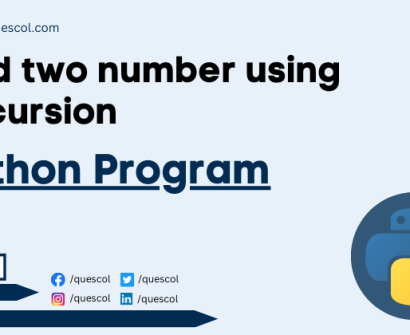 add two number using Recursion