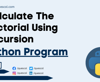 Calculate The Factorial Using Recursion in python