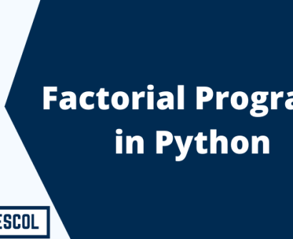 Factorial Program in Python
