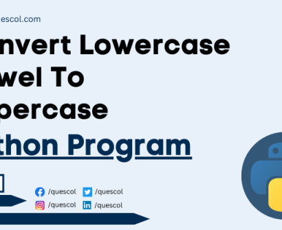 python program to Convert Lowercase Vowel To Uppercase