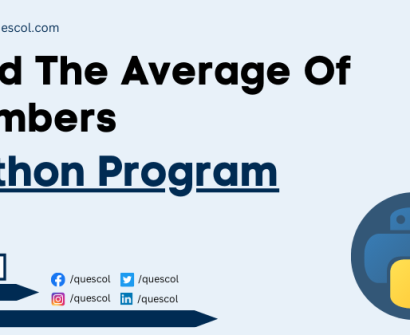 python program to Find The Average Of Numbers