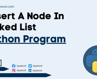 python program to Insert A Node In Linked List