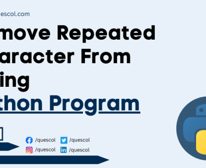 python program to Remove Repeated Character From String