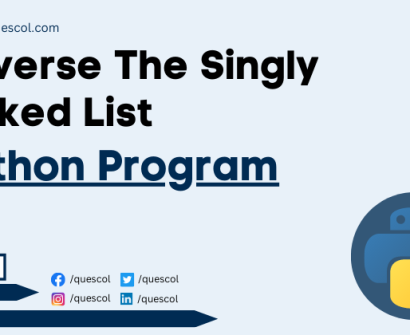 python program to Reverse The Singly Linked List